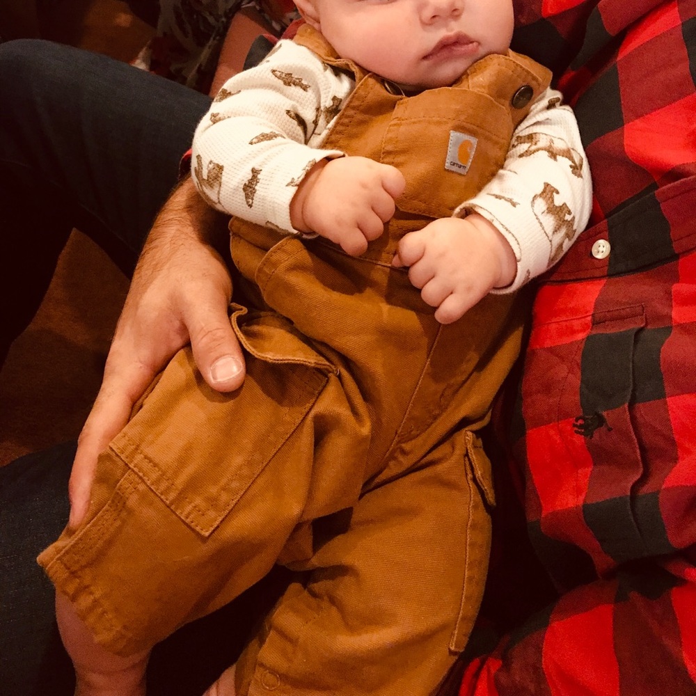 Carhartt baby overalls